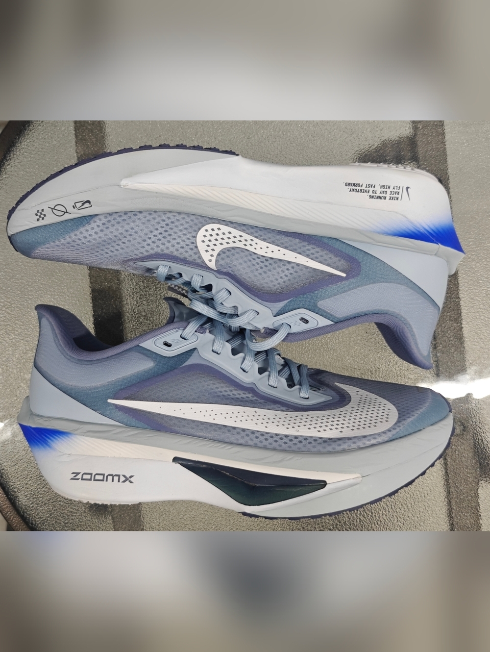 Size 11 - Nike Zoom Fly 6 Ghost Blue Lightning Women